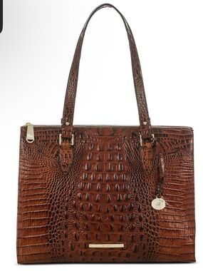 NWT NIP Brahmin Anywhere Medium Melbourne Embossed Leather Tote $498
